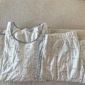 LAKE long sleeve pajama set - 100% Pima cotton